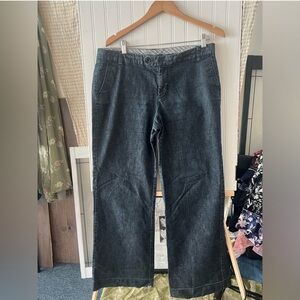 GAP Stretch Greyish Slacks That Have an Almost Denim Look/Feel.